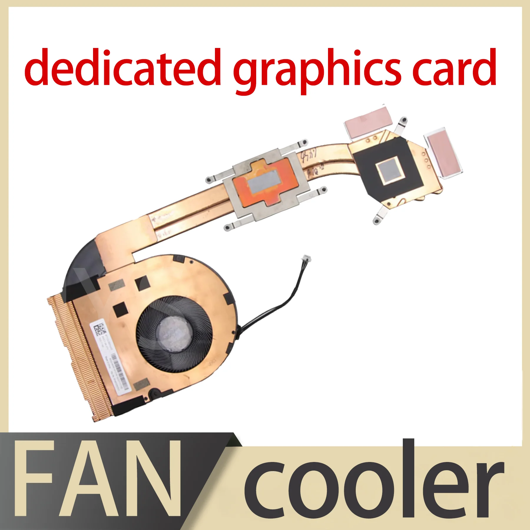 Suitable for Lenovo ThinkPad T15P Gen1 P15V Gen1 Fan cooling module dedicated graphics card 5H40X89393