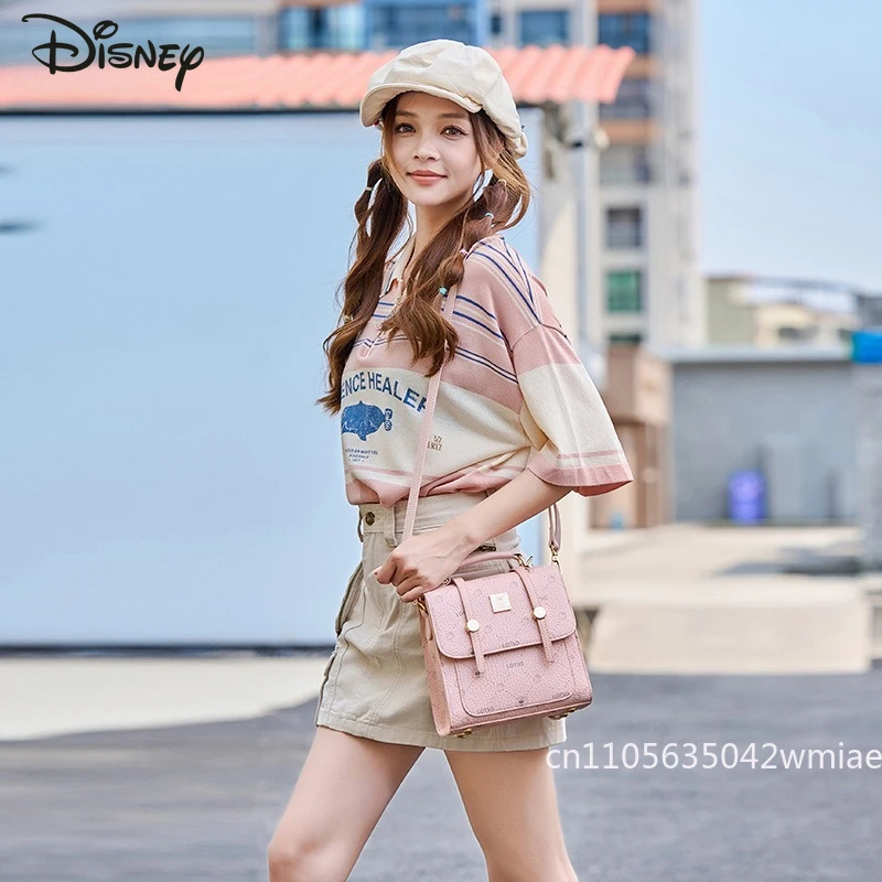 Disney Winnie The Poodle Neuer Damen-Rucksack, modischer, hochwertiger Rucksack im College-Stil, einfarbig, vielseitiger Mädchen-Rucksack