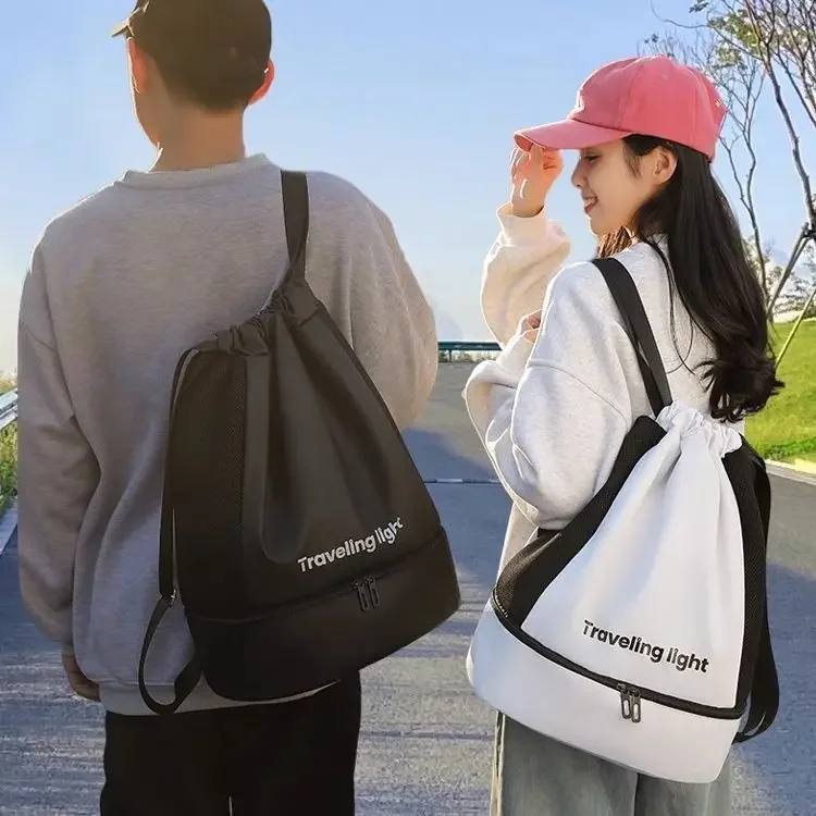 

Водонепроницаемая дорожная сумка для фитнеса, независимая сумка для обуви с отделением для сухого и влажного воздуха, сумка для плавания, йоги, брызгозащищенная, большой вместительности