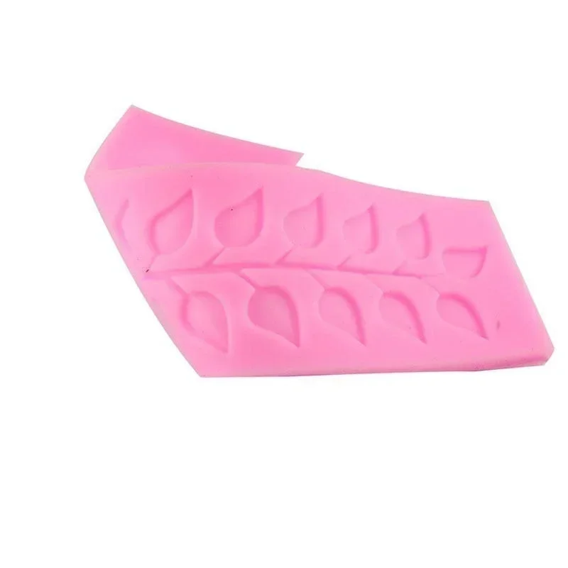 Long Strip Vine Leaf Lace Silicone Mold DIY Fondant Chocolate Cookie Wedding Cake Decorating Baking Craft Accessories