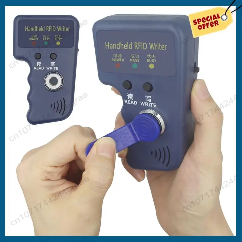 -A15I RFID Card Writer Reader Duplicator + 5XT5577 Chaveiro 125Khz TM Copiadora Cloner para EM4305 CET5200 TM Chip Cards