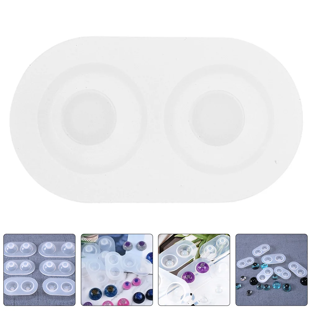 

6pcs Crystal Resin Eyes Mold Silicone Eyeball Casting Mould For Diy Realistic Eye Making Craft Jewelry Handicraft Epoxy Resin