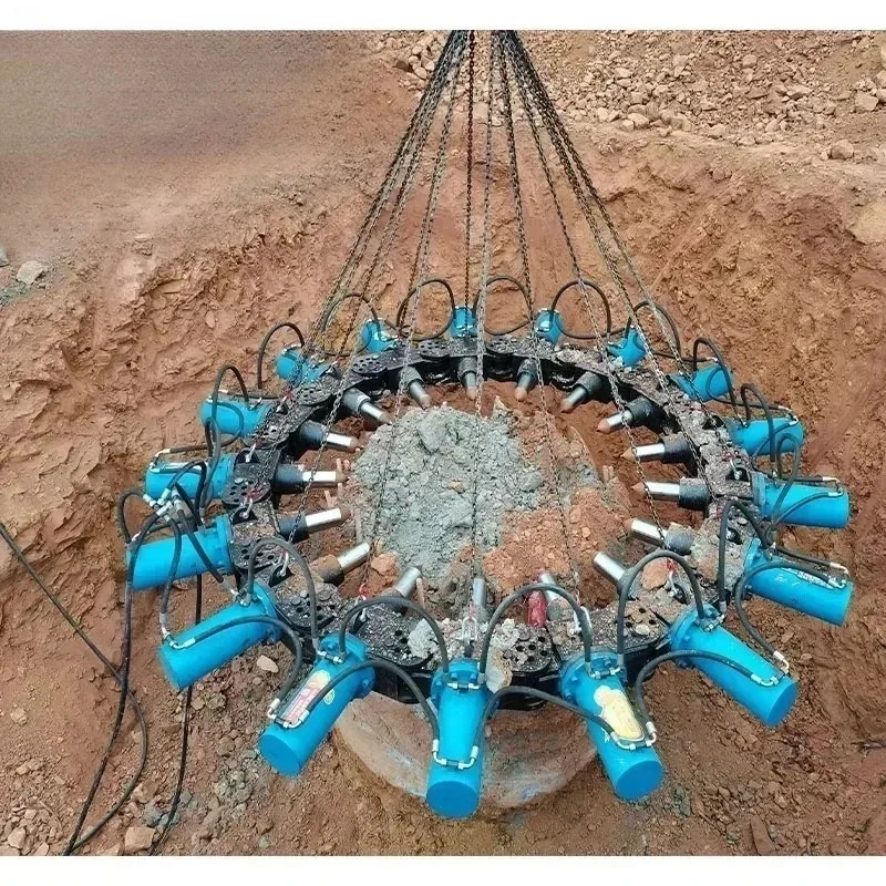 Wholesale Hydraulic Pile Breaker Hydraulic Cutting Concrete Pile Breaker Machine Round Concrete Pile Breaking Machine