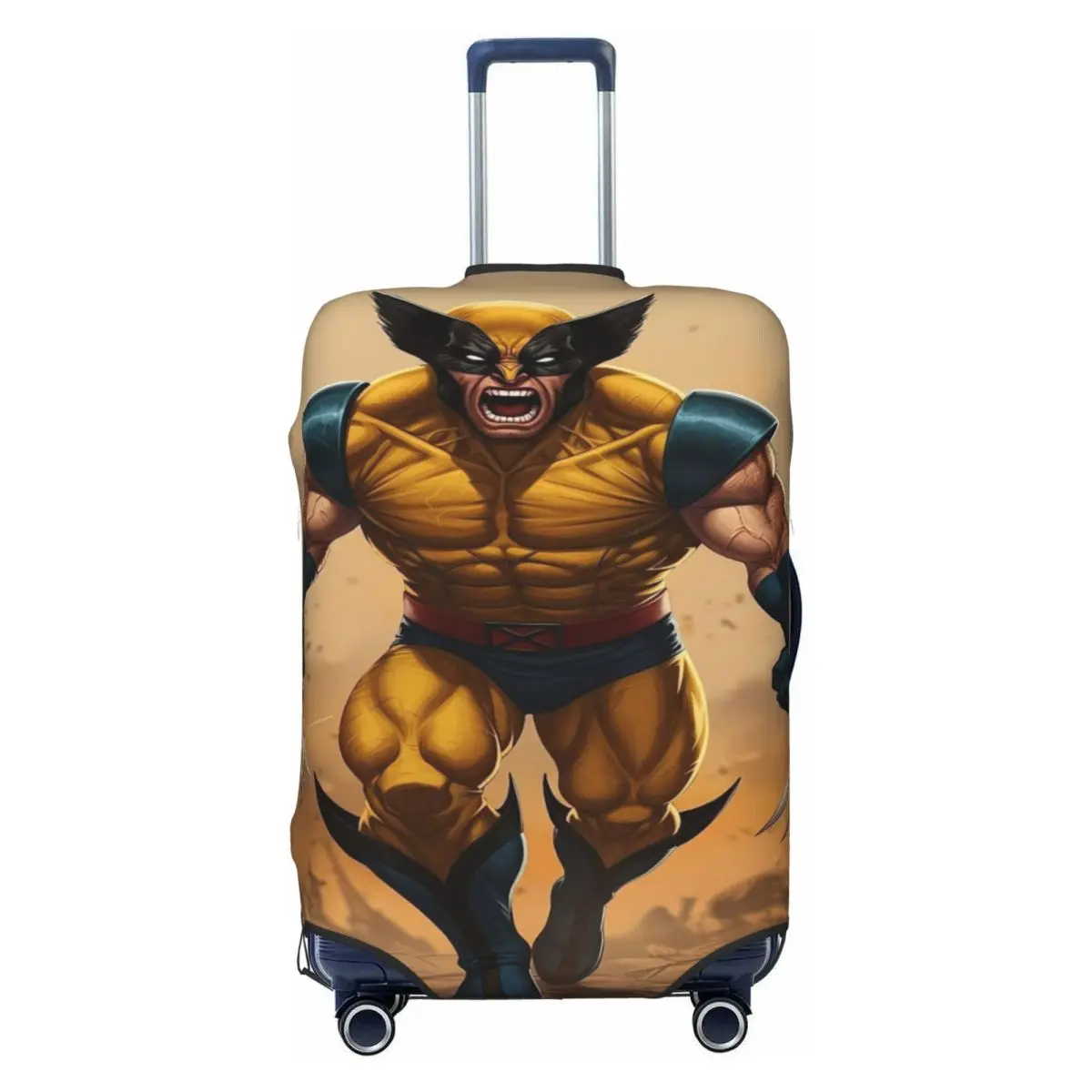 

Custom W-Wolverine Movie Travel Luggage Cover Elastic Suitcase Cover Protector Fit 18-32 Inch