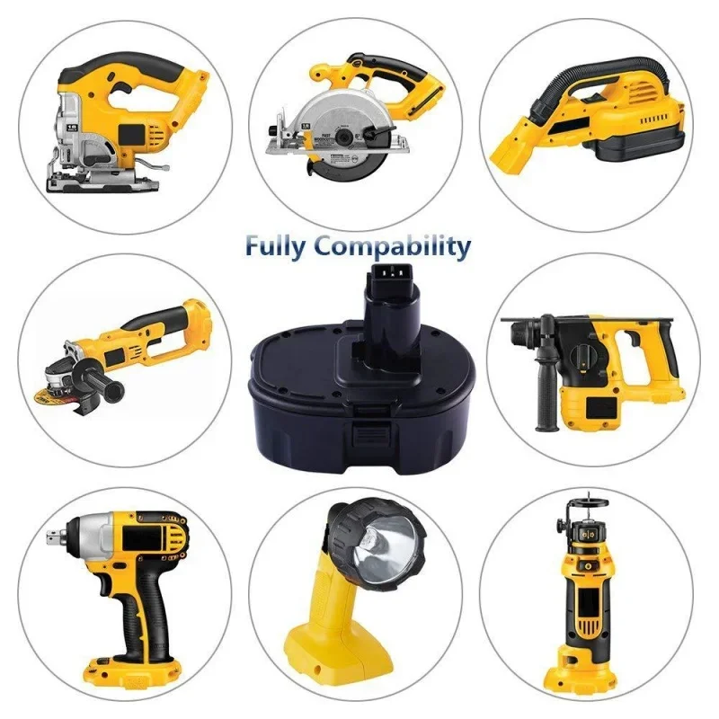 Аккумулятор 9,8 Ач, 14,4 В DC9091, совместимый с аккумулятором Dewalt 14,4 В XRP DW9091 DW9094 DE9038 DE9091 DE9092 Аккумуляторные электроинструменты