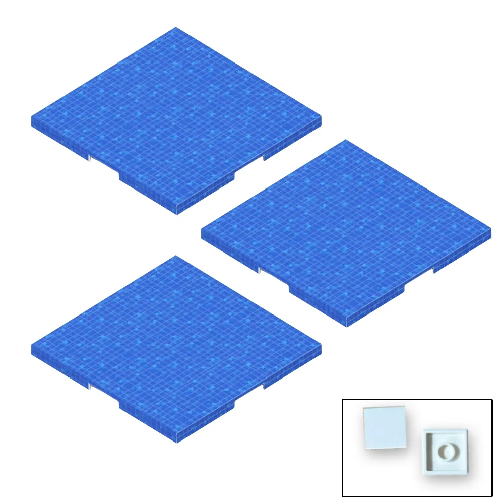 Piastra base magnetica per blocchi da costruzione, adatta per bambini: una piastra base per impilare blocchi magnetici, realizzata in durevole