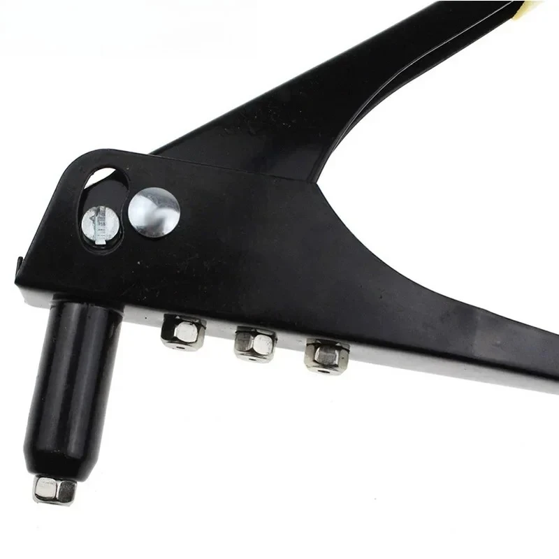 Zestaw nitownicy ręcznej do nitów zrywalnych, narzędzie do naprawy rynien, wytrzymały zestaw narzędzi do sprzedaży, do obróbki metalu i drewna.