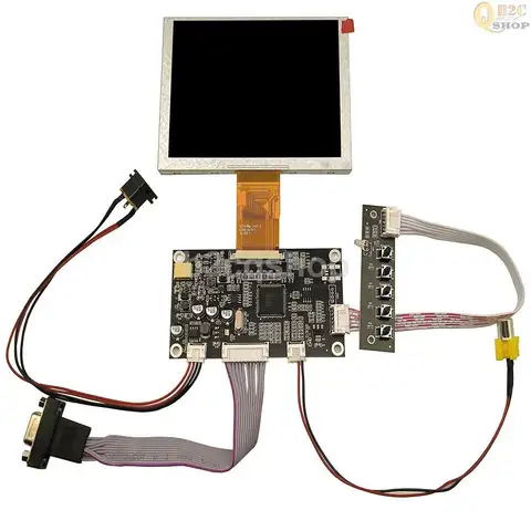 5 "pouces ZJ050NA-08C 640x480 AV + VGA LCD Contrôleur Carte Pilote Écran LCD