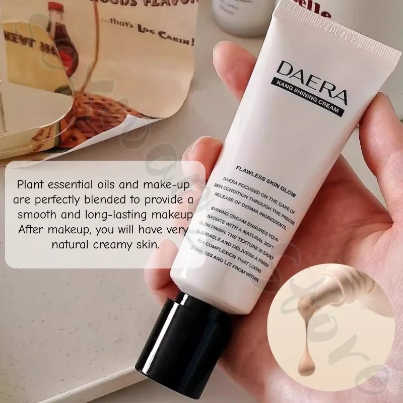 Moisturizing return cream foundation 40ml invisible pores cover blemishes even skin tone light and moisturizing creamy skin