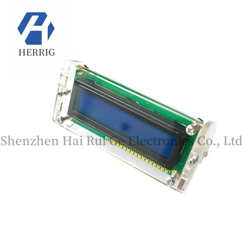 

Shell LCD1602 LCD screen shell Oblique viewing angle Transparent shell 1602 screen not included