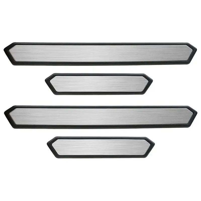 WF-Interior Accessories Door Sill Protector Compatible For Toyota Rav4 2019 2020,RAV4 Door Step Plate