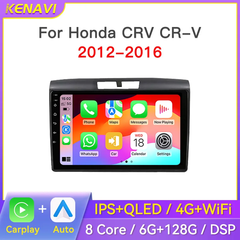 

Автомобильная стереосистема Радио 2 Din Android для Honda CRV CR-V 4 RM RE 2012 2013 2014 2015 2016 Мультимедийный видеоплеер Гавигация GPS Carplay Авто головное устройство с экраном 2 din без DVD