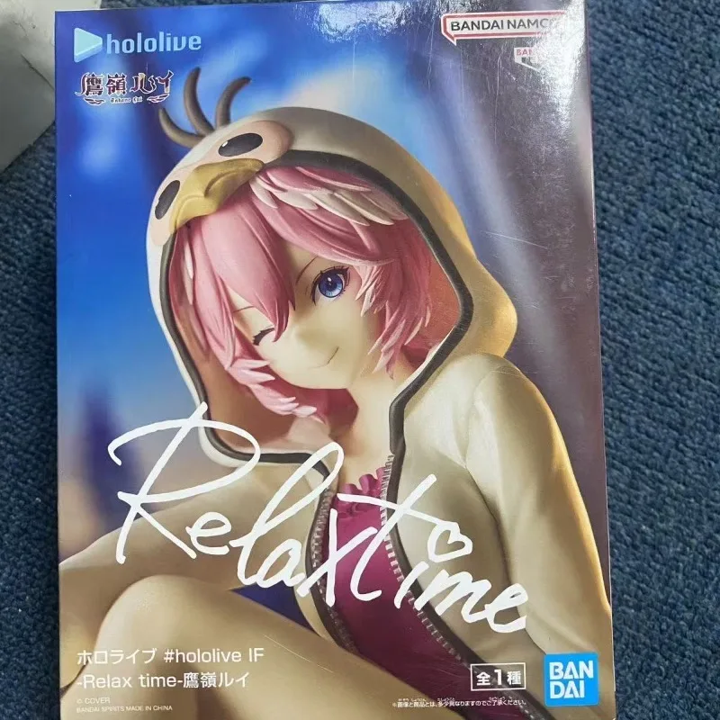 Oryginalna figurka kolekcjonerska Bandai Banpresto Relax Time Hololive Takane Lui, animacja, dostępna od ręki, figurka Vtuber Virture Idol, model, zabawki wy