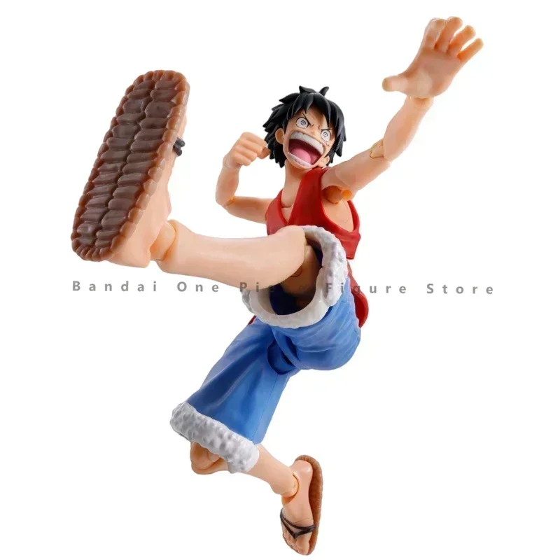 In Stock Original Bandai One Piece SHF Monkey D. Luffy Action Figures Animation Toys Gifts Genuine Collector Anime Hobby Model