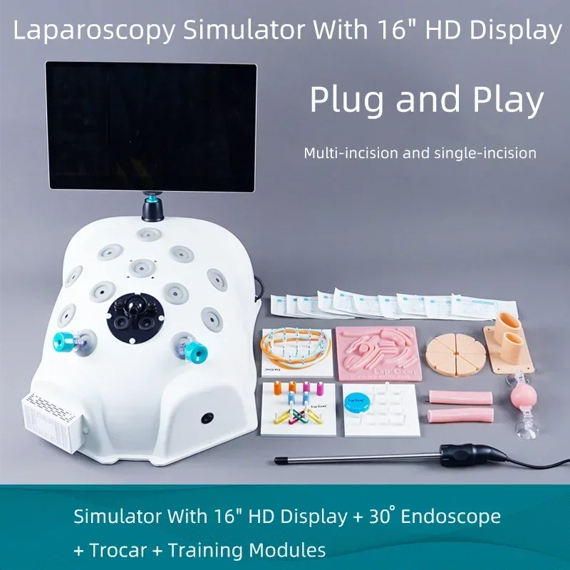 With Maryland Grasper Holder, Laparoscopy Endoscope Trainer Simulator Reusable Surgical Practice Tools