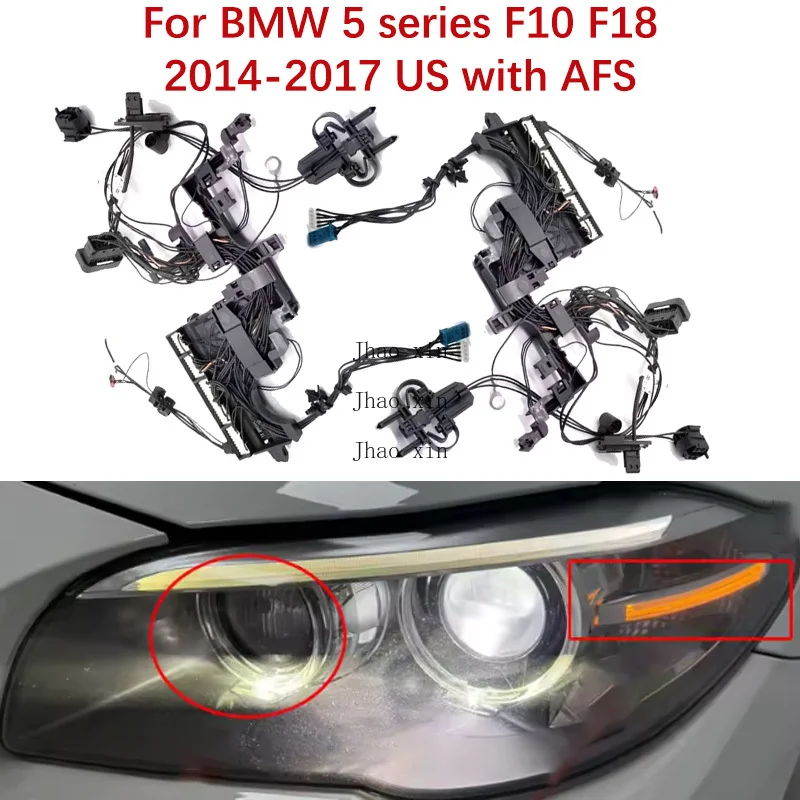 

Внутренний жгут проводов для фар BMW 5 серии F10 F18, компонент жгута проводов для фар, 14-17, с AFS, версия для США