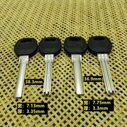20pcs Glue double row semicircle, middle double groove higher than the key embryo Locksmith Supplies
