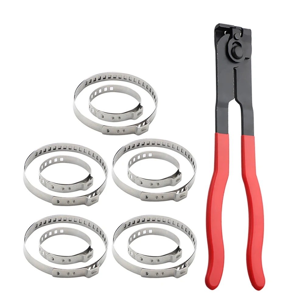 

Automotive Repair Tools Collar Pliers Band Kit Drive Shaft Boot Clamping Tool Hose Clamp Removal Pliers Car Maintenance Vehicle