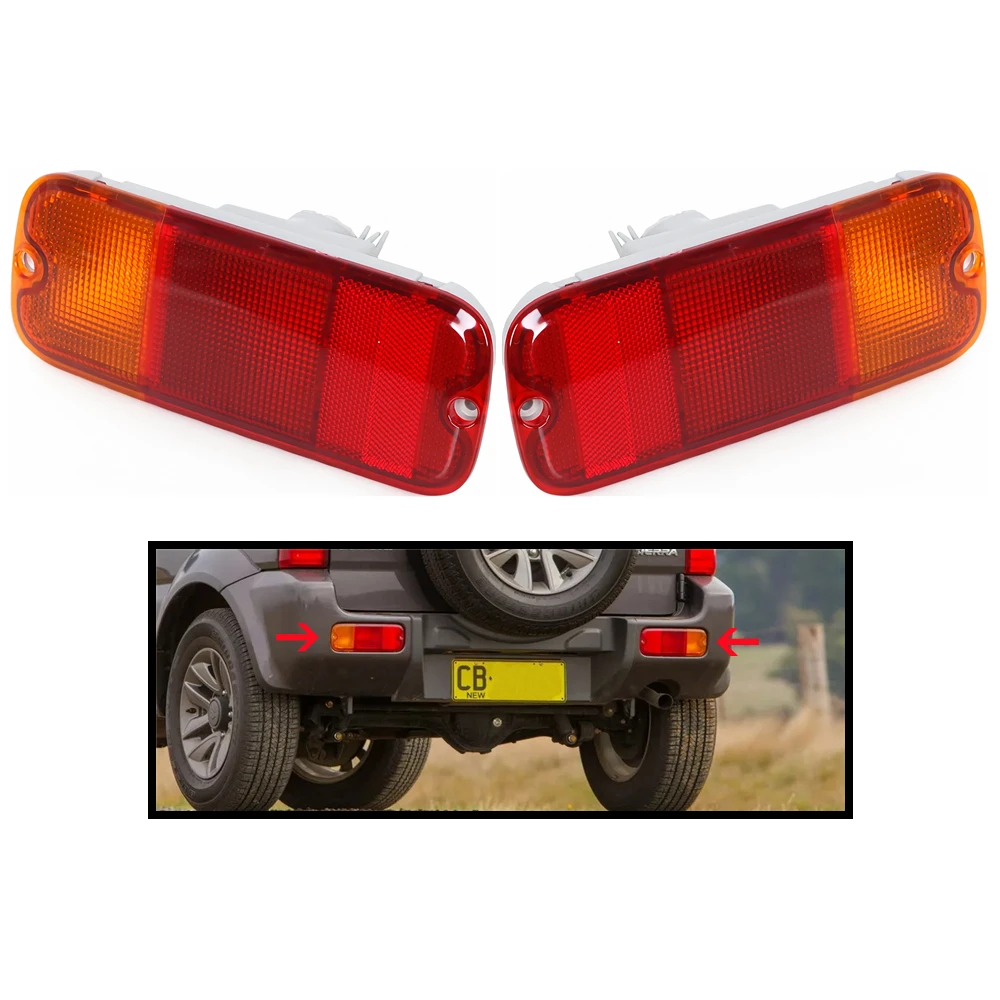 

For Suzuki Jimny 2007 - 2016 Accessories Part Rear Bumper Light Cover Tail Light Shell Reflector Right And Left