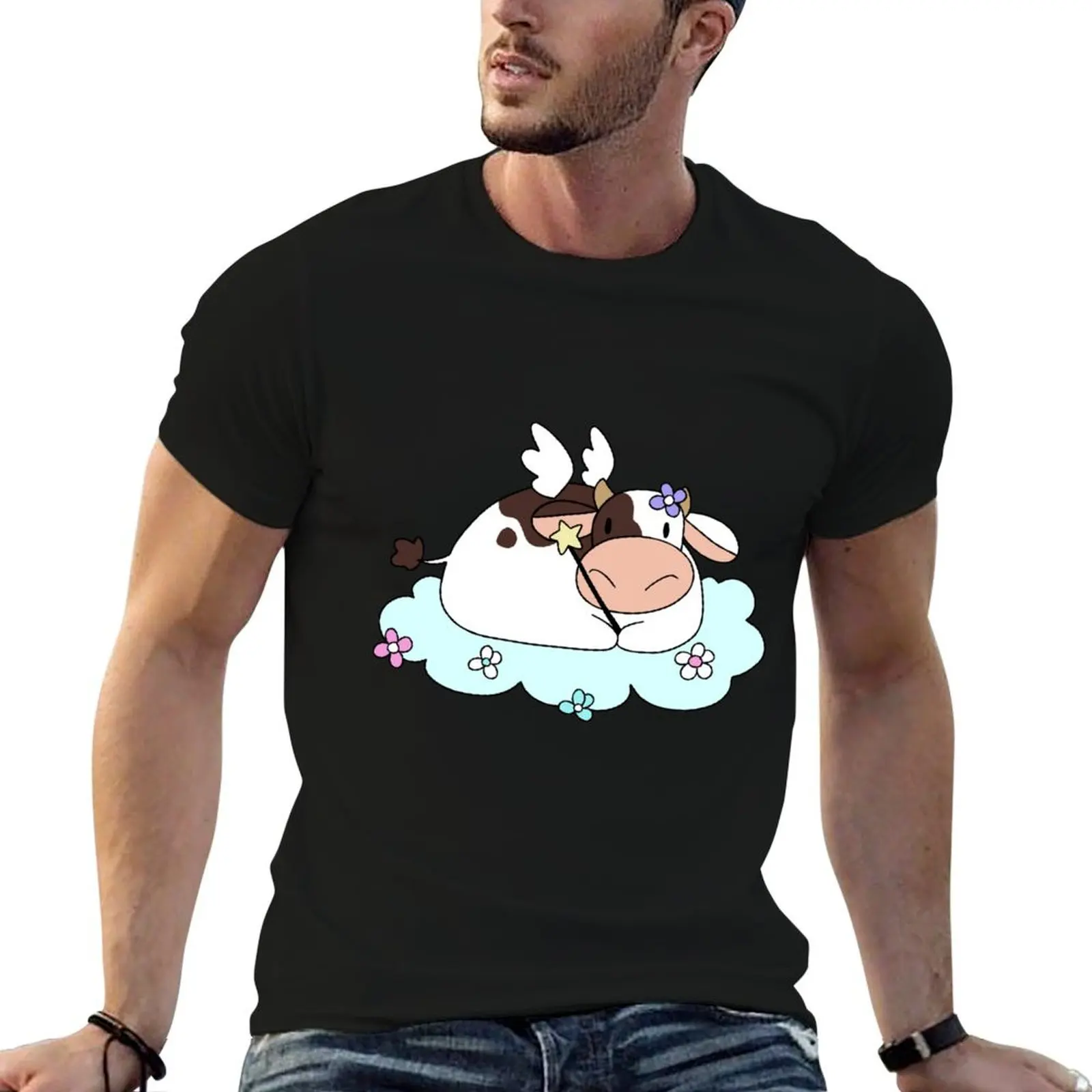 

Fairy Cow T-Shirt cotton t shirt pack cotton tshirt 100% t shirts for man pack cotton T-shirt