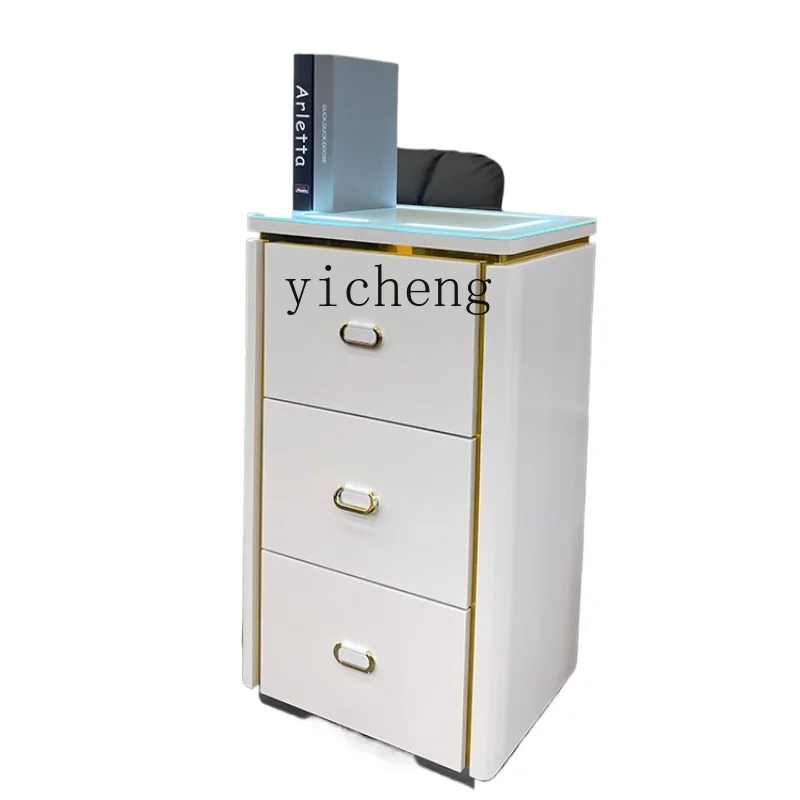 GZ6.16 Tool Cabinet Barber Shop Dressing Table Complete Storage Cabinet Household Bedside Table