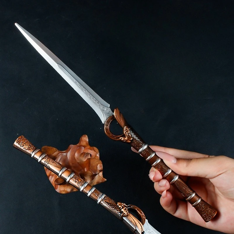 30 cm periféricos de jogo chinês su chang rio faca armas modelo colecionável ornamentos mesa criativo presentes aniversário menino brinquedo