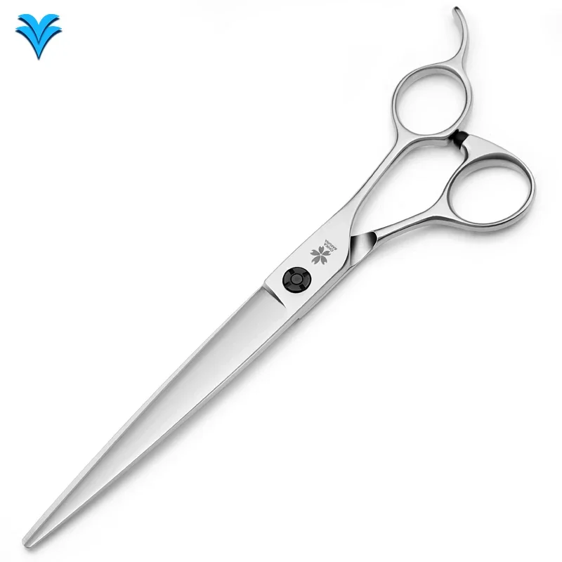

Large Cut Straight Scissors for Pet Shop 7.5-inch Imported Vg10 Hairdressing Scissors for Beautician