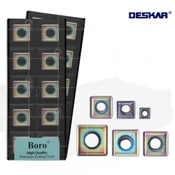 DESKAR 100% Original SPMG050204 SPMG060204-TG WCMX030208 WCMT06T308 WCMT050308-SF TF618 Hardened Steel Insert Lathe Tools blades