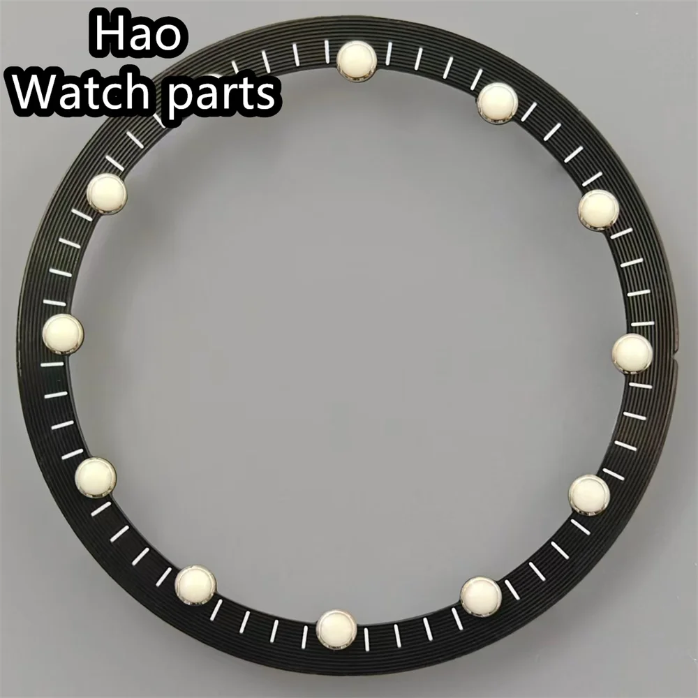 BLIGER 29mm 시계 다이얼 할로우 다이얼 링, NH70, NH71, NH72, 스켈레톤 무브먼트, 녹색 발광 플레이트, 시계 수리 액세서리