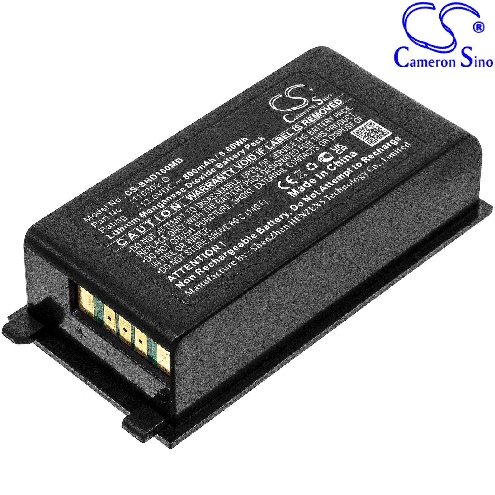 Replacement 12V 800mAh Medical Battery for Schiller Defibrillator Easyport 110302-O