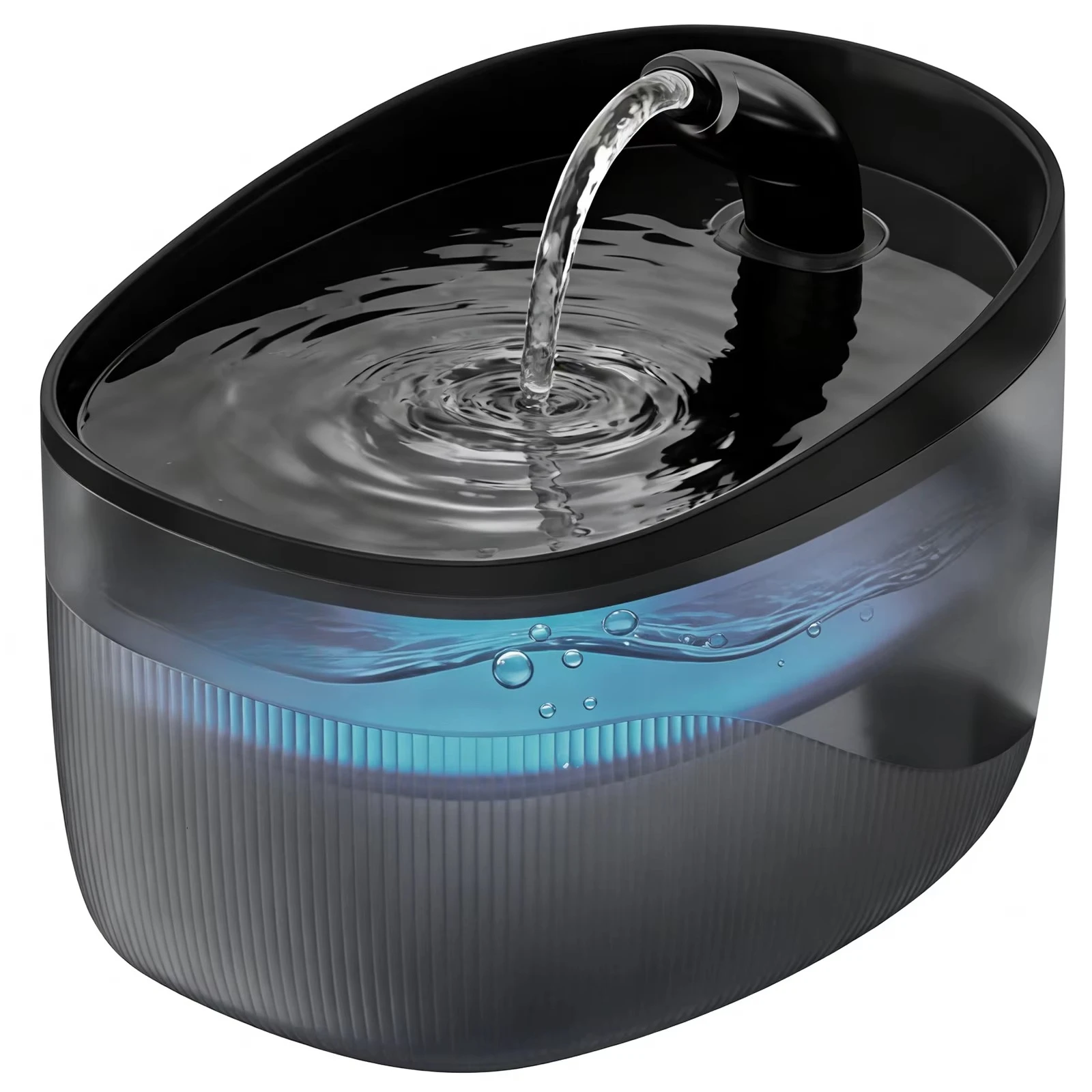 

Automatic Cat Dog Water Fountain 2.2L IPX5 Waterproof Eco-Friendly Electronic Pet Feeder ABS Material Solid Pattern