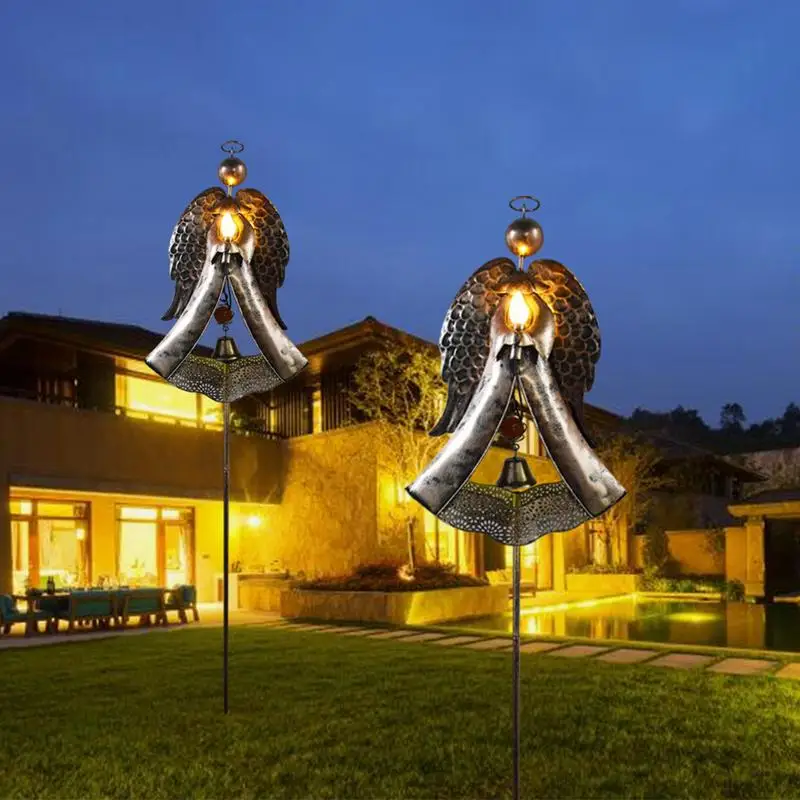 Solar Lights For Cemetery Solar Powered Outdoor Grave Stake Lights Waterproof Elegant Memorial Remembrance Lighting For Loved