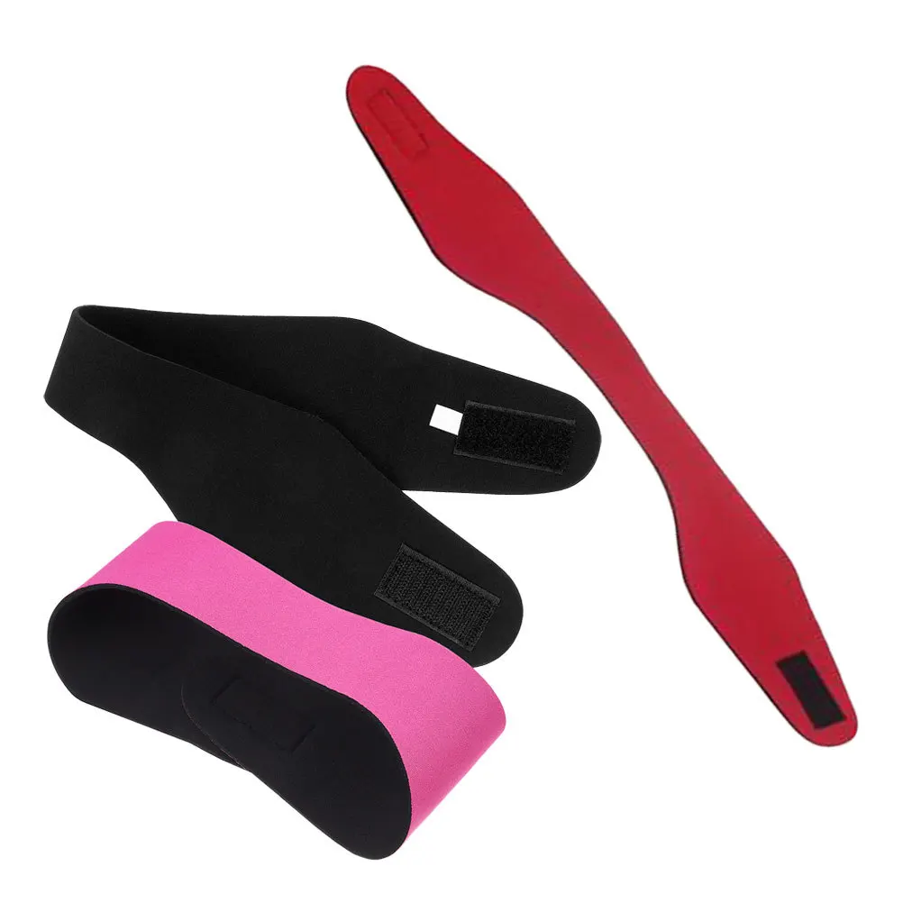 3 قطع من عصابات رأس السباحة متعددة الاستخدامات، أغطية أذن مريحة مقاومة للماء لحماية الأذن للسباحة والغوص واليوجا وإكسسوارات التمارين #4