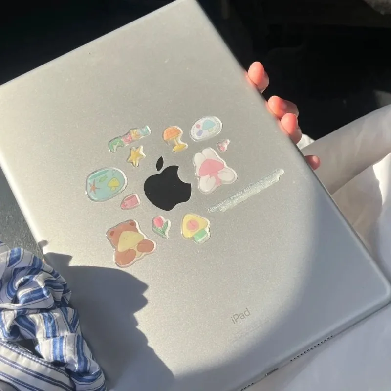 

3D Cute Jelly Stickers Lovely DIY Decor Decals Laptop Cell Phone Camera Scrapbook Journal Diary Art Craft Students Stationery