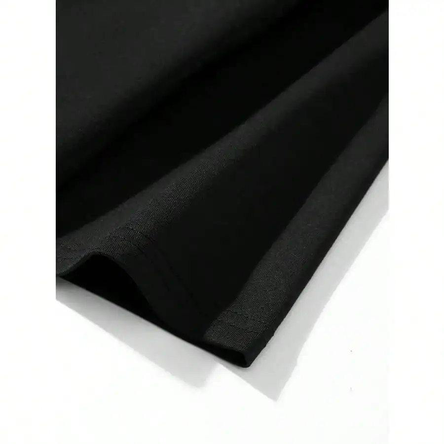 เสื้อยืดพิมพ์ลายฤดูร้อนของผู้ชาย บอสตัน สไตล์ย้อนยุคและลําลอง สไตล์เมืองเมืองยอดนิยม เสื้อยืดคอกลม สินค้ามาใหม่ สีดํา