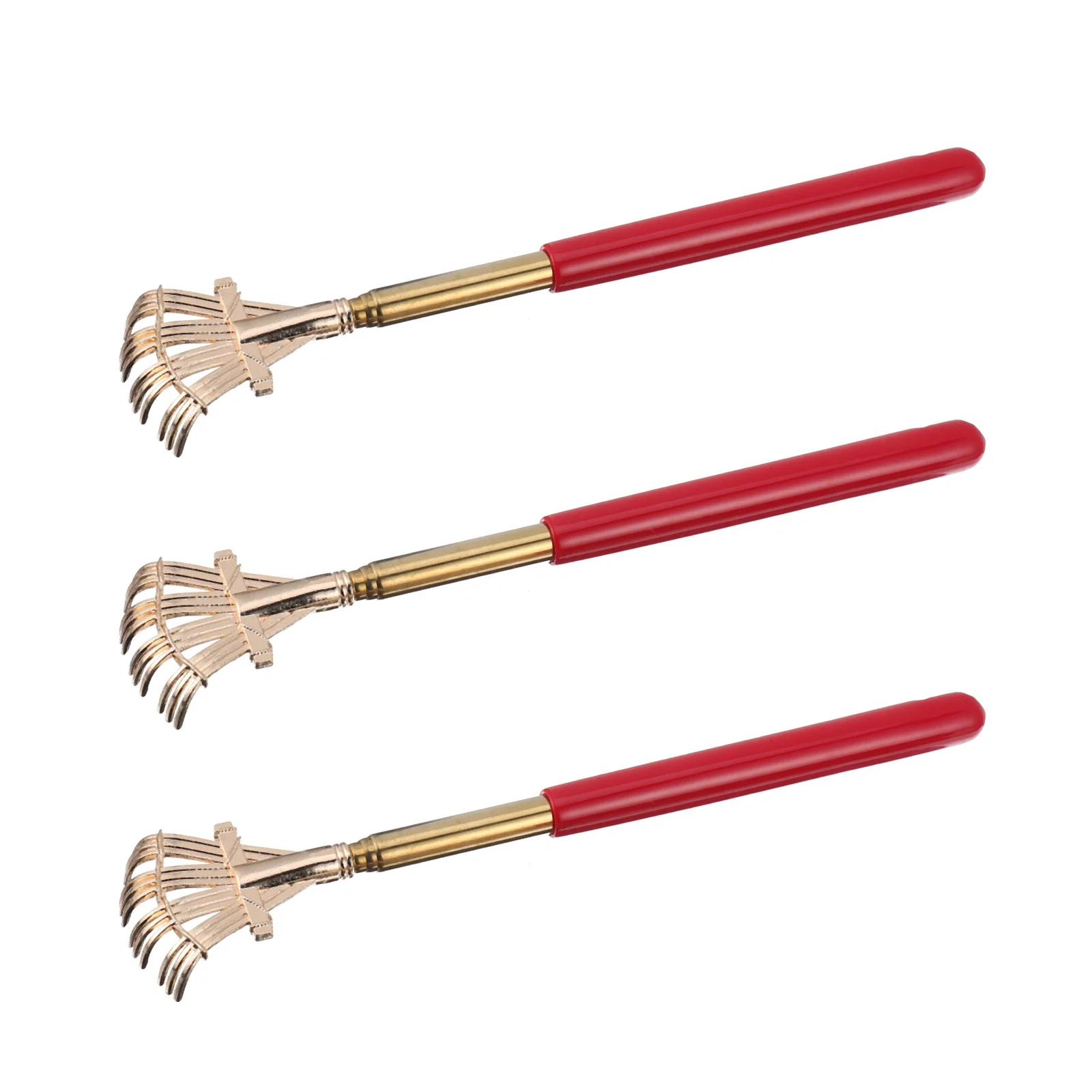 

3 Pcs Itchy Massager Claw Scratcher Stainless Steel for Back Retractable Gripper Foldable Leg Man