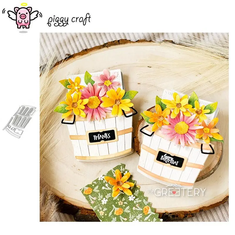 Mmao Craft metal cutting dies cut die mold Basket decoration Scrapbook paper craft knife mould blade punch stencils dies image 2