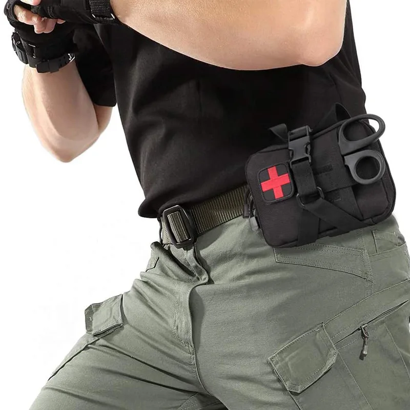 Upgrade Taktische EMT-Tasche Rip Away Molle Medizinisches Kit IFAK Tear-Away Erste-Hilfe-Set Reisen Outdoor Wandern Mergency Survival Bag