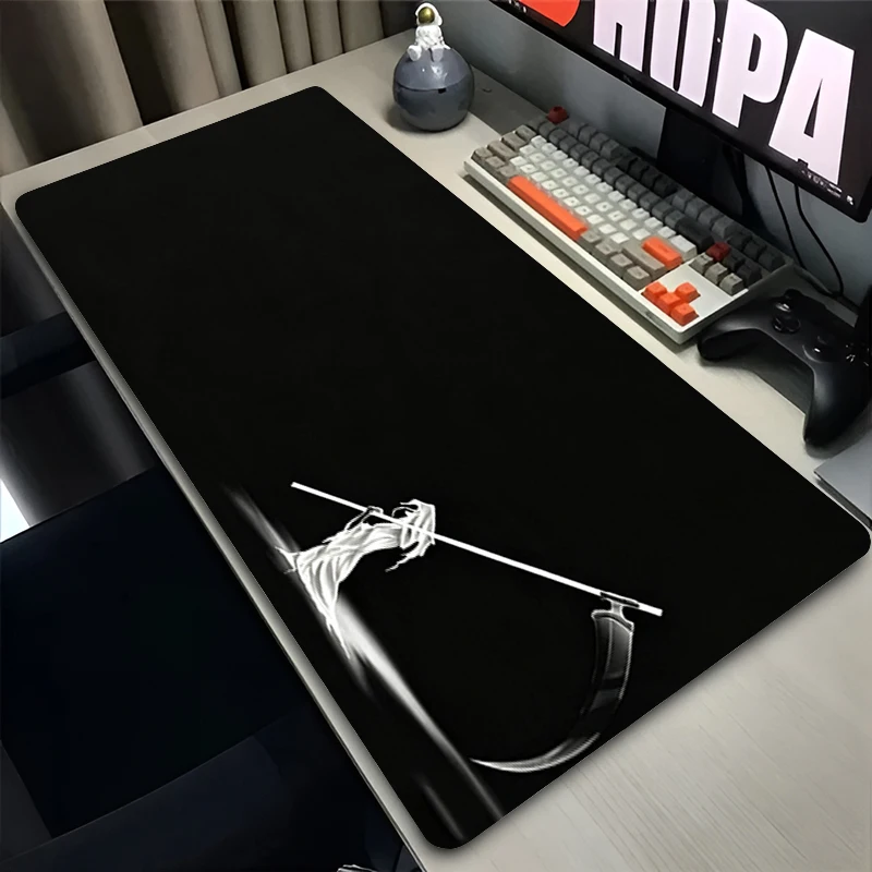 Large Mouse Pad Notebook Game Keyboard Mousepad Computer Desk Mat Grim Reaper Gaming Pad Black and white Mouse Mat For CS GO LOL