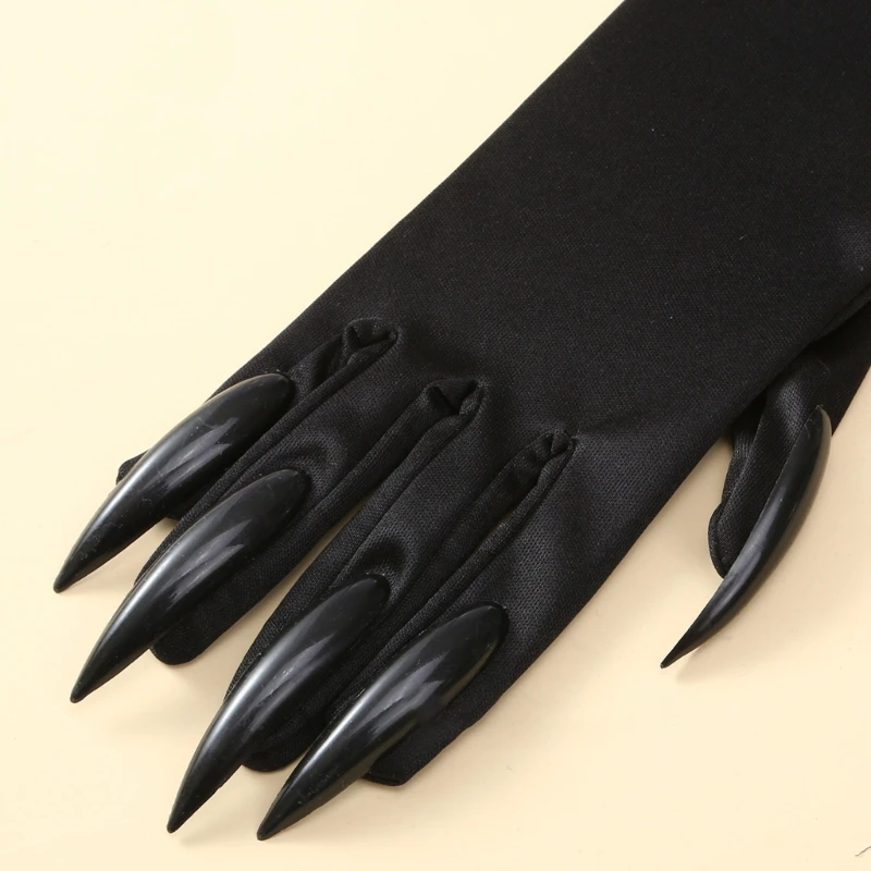 Guantes de garra de Halloween horribles, divertidos, Cosplay, fiesta, uñas largas, brujas