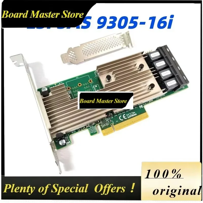 BoMaSLsi 9305-16i 24i Sas/sata Pass-through Card 12g Single Disk 20t 9361-16i Array Card