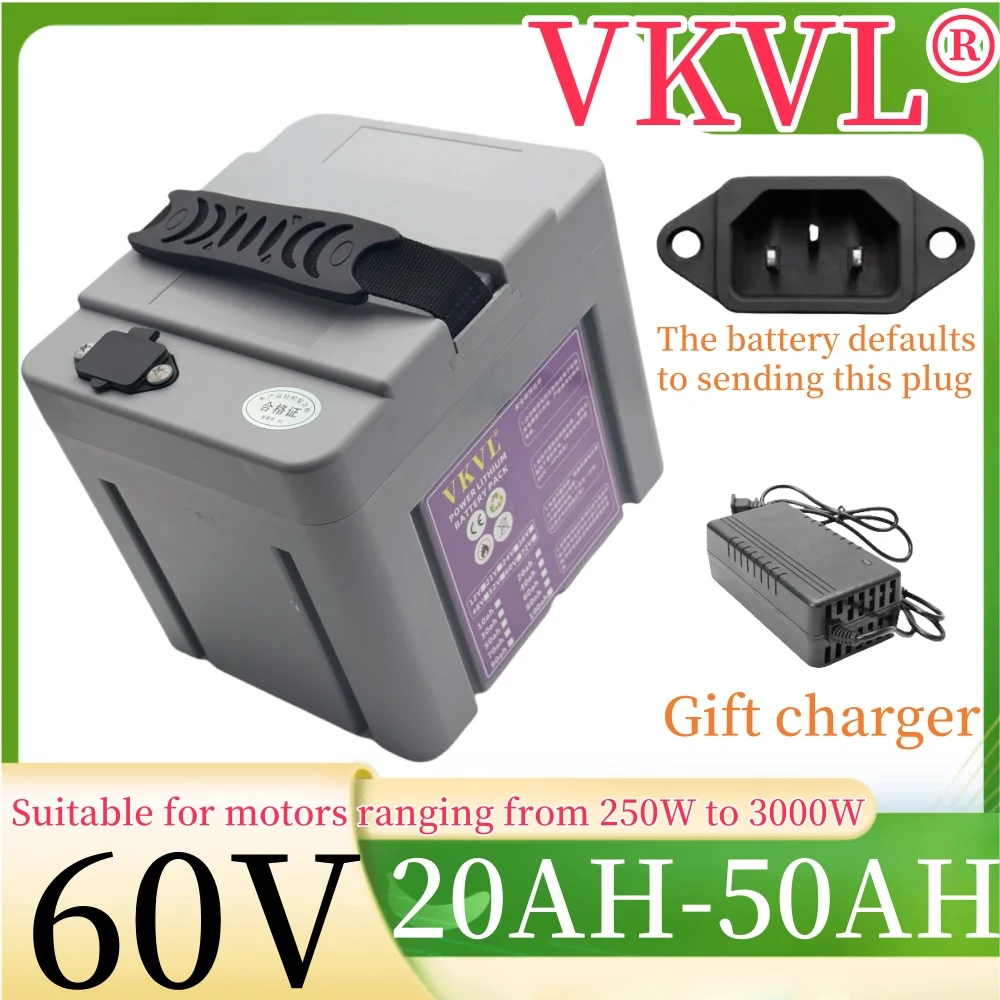

Air fast transportation，60V50AH，Full capacity，Send within 24 hours，New 18650 lithium battery，Suitable for motors under 3000W