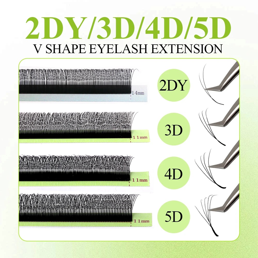 FADVAN V 字型ナロー YY/3D/4D/5D W ま - Eyelash Extension Logo のレビューと価格