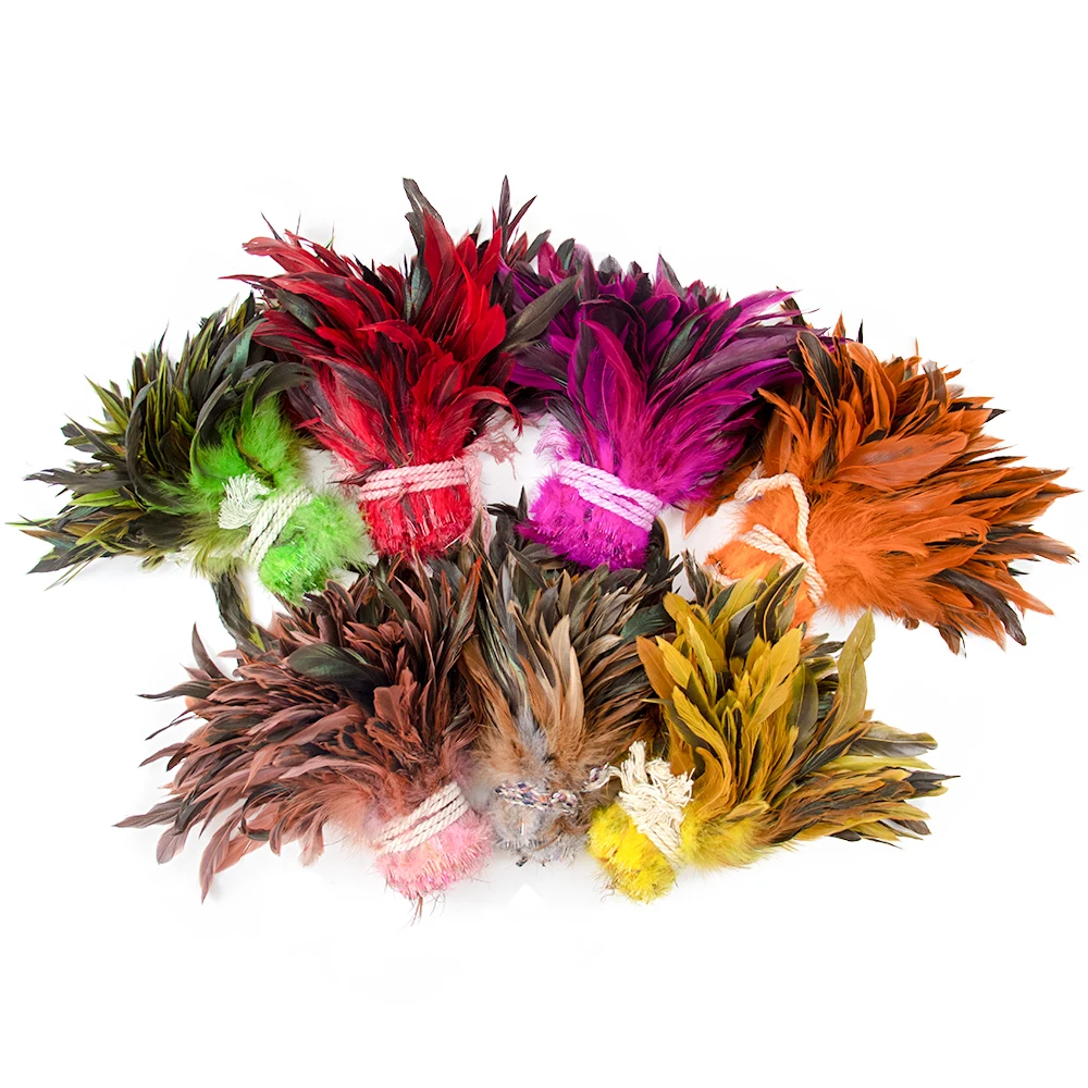 800-1000pcs pheasant Rooster Feather 5-7inch/13-18cm Handicrafts Stage Performances Wedding Home Cock Plumes Decoration