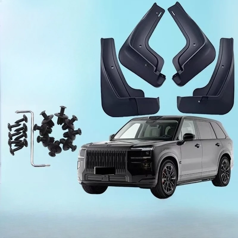 

Переднее и заднее четырехколесное противоскользящее крыло для Zeekr 9X без сверления, незамерзающие автомобильные детали