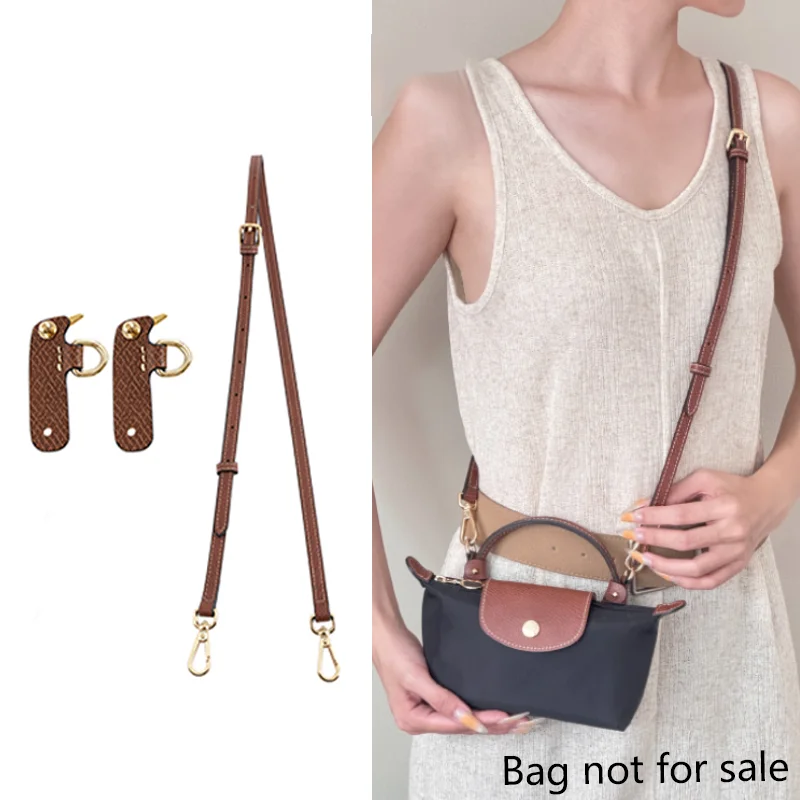 Bandoulière pour Longchamp Mini pochette sac à main sac en bandoulière sac à bandoulière ceinture sans poinçonnage Modification sac accessoires