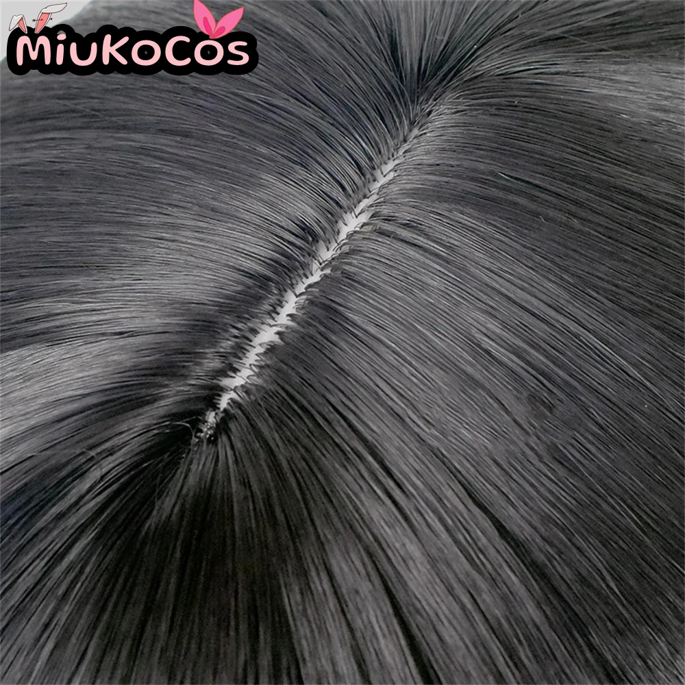 متوفر في المخزون Asa Mitaka شعر مستعار تأثيري MiukoCosplay أنيمي بالمنشار رجل تأثيري