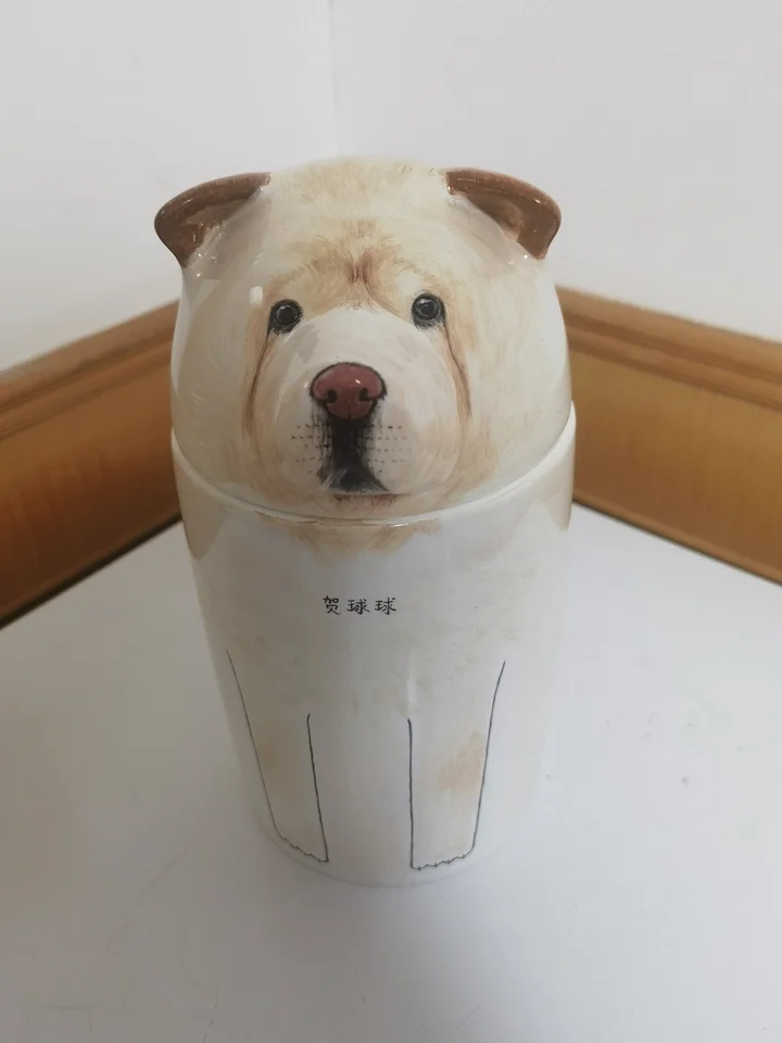 Custom Ceramic Pet Urn Moisture‑Proof Sealed Memorial Ornament For Cat Dog Ashes