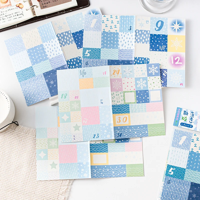 4pcs Post it notes, useless, happy, versatile patterns, DIY tents, background decorations, student messages, convenient stickers