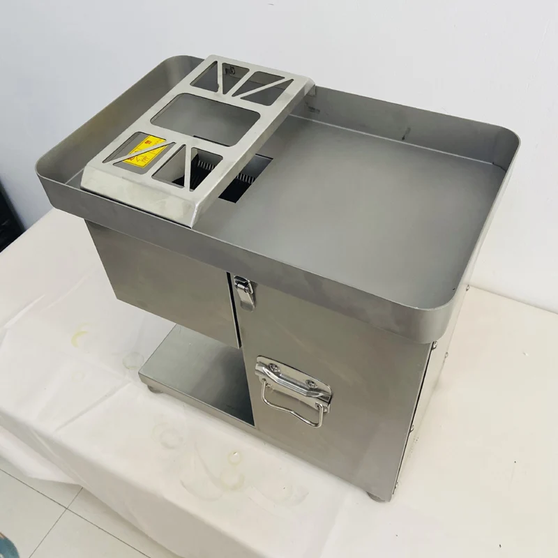 Meat Slicer Commercial Frozen Bone Cutting Machine Minced Lamb Bone Meat Cutter Chicken Duck Fish Ribs Lamb Cutting Kitchen Tool